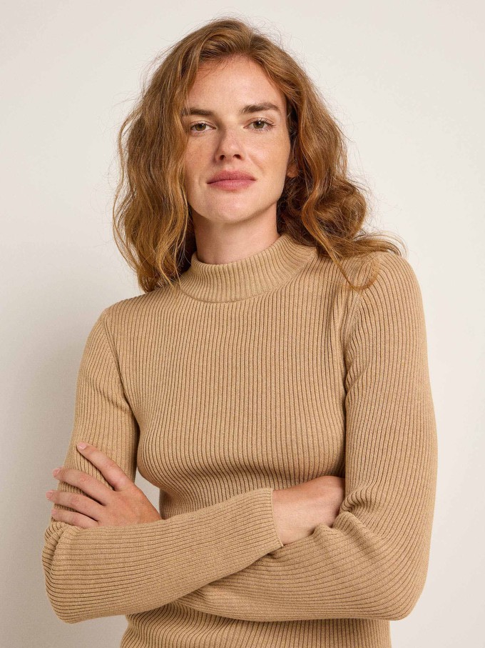 Stand-up collar sweater (GOTS) from LANIUS