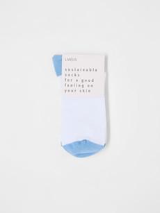 Colourblock socks (GOTS) via LANIUS