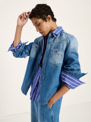 Denim blouse (GOTS) from LANIUS