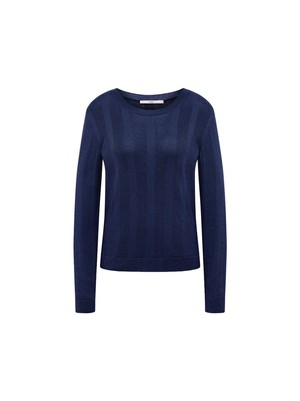 Jumper with wide ribbing (GOTS) from LANIUS