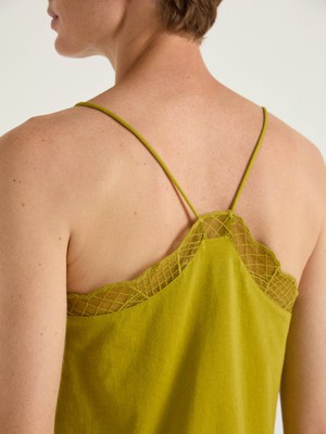 Top with graphic lace from LANIUS