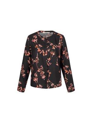 Blouse Print Winter Lotus from LANIUS