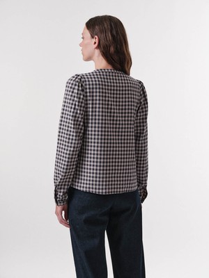 Check blouse from LANIUS