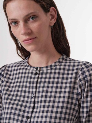 Check blouse from LANIUS