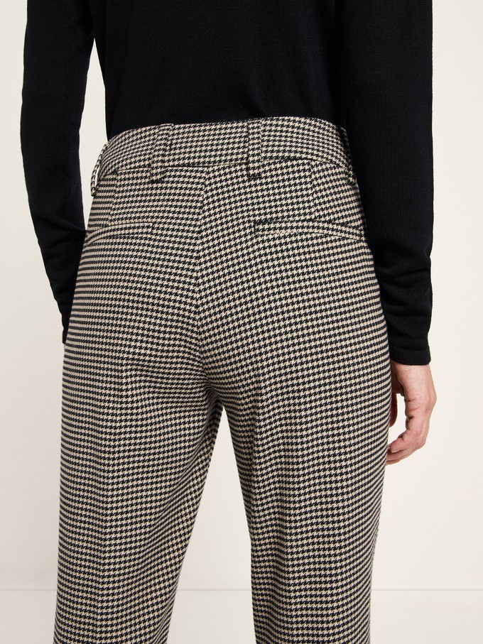 Houndstooth trousers (GOTS) from LANIUS