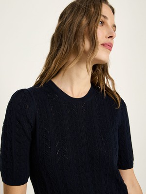 short-sleeved sweater (GOTS) from LANIUS
