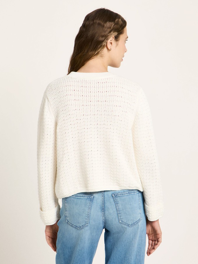Textured cardigan (GOTS) from LANIUS