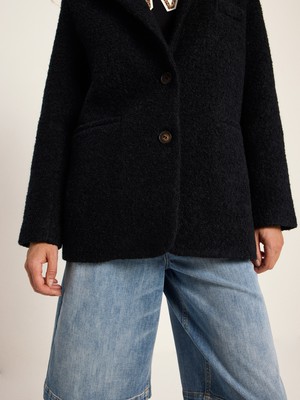 Boucle blazer coat (GOTS) from LANIUS