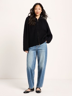 Ribbed Cardigan (GOTS) from LANIUS