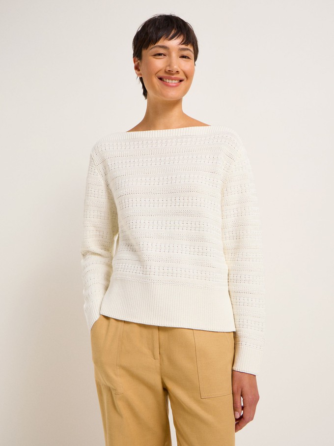 Submarine sweater with structure (GOTS) from LANIUS