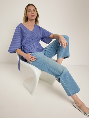 Striped blouse (GOTS) from LANIUS