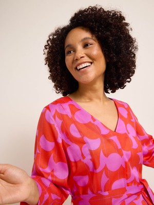 Midi Dress Print Graphic Dots from LANIUS