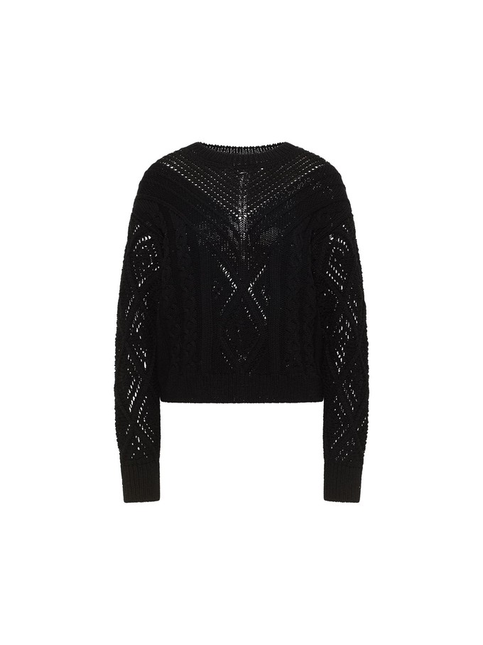 Openwork knit sweater (GOTS) from LANIUS