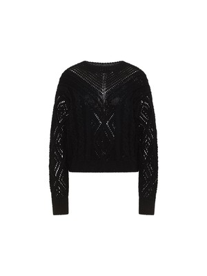 Openwork knit sweater (GOTS) from LANIUS