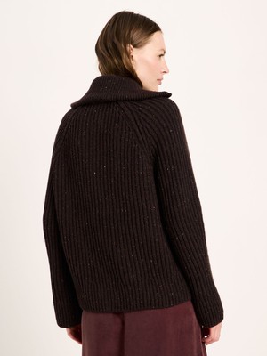 Rib-knit Cardigan (GOTS) from LANIUS
