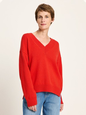 V-neck sweater (GOTS) from LANIUS