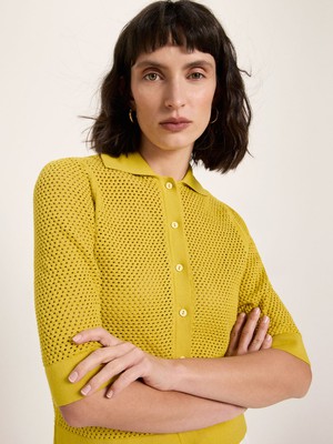 Short-sleeved cardigan (GOTS) from LANIUS