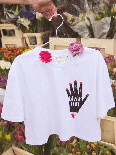 Oversized Statement T-Shirt (GOTS) via LANIUS