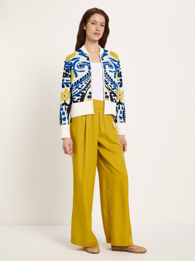Jacquard cardigan (GOTS) from LANIUS