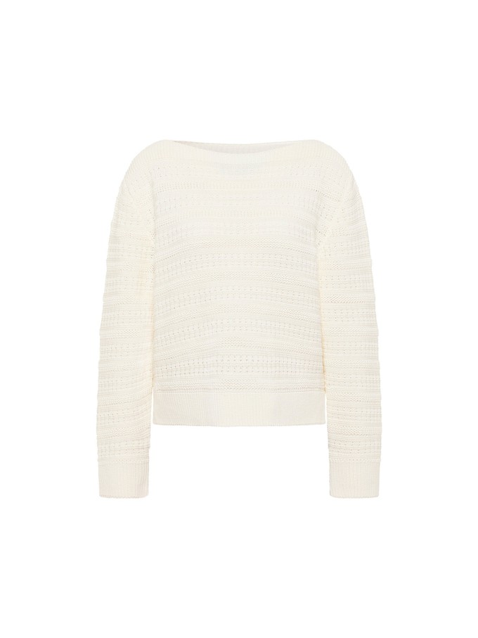 Submarine sweater with structure (GOTS) from LANIUS