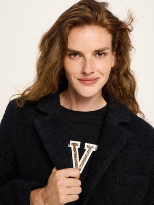 Boucle blazer coat (GOTS) from LANIUS