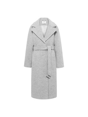 boiled wool coat with lapels (GOTS) from LANIUS