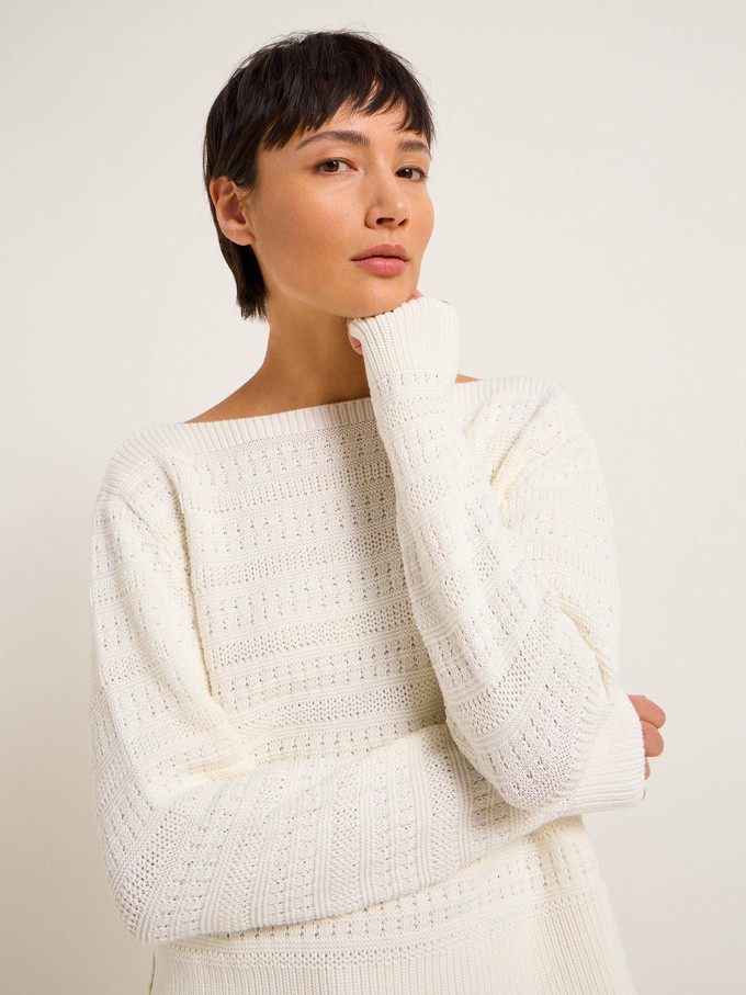 Submarine sweater with structure (GOTS) from LANIUS