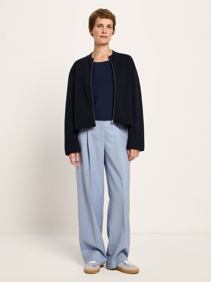 Cardigan with zipper (GOTS) from LANIUS