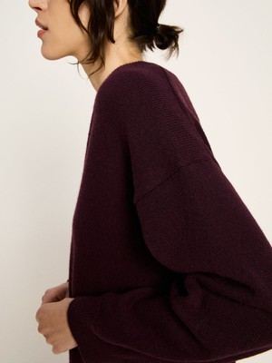 V-neck sweater (GOTS) from LANIUS