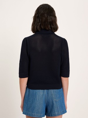 Short-sleeved cardigan (GOTS) from LANIUS
