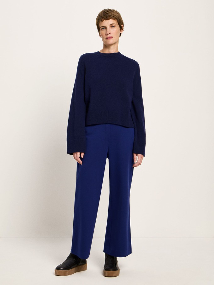 Cropped sweater (GOTS) from LANIUS