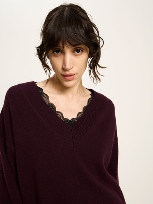 V-neck sweater (GOTS) from LANIUS