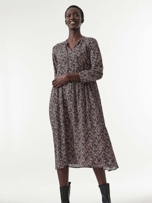 Maxi Dress Print Minimal from LANIUS