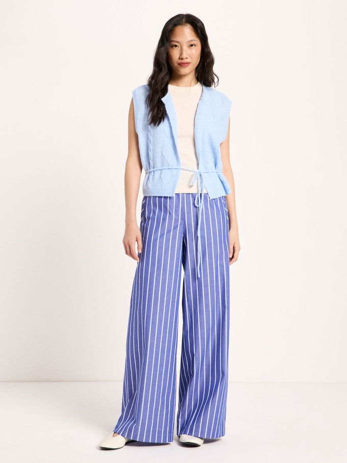 Striped trousers (GOTS) from LANIUS