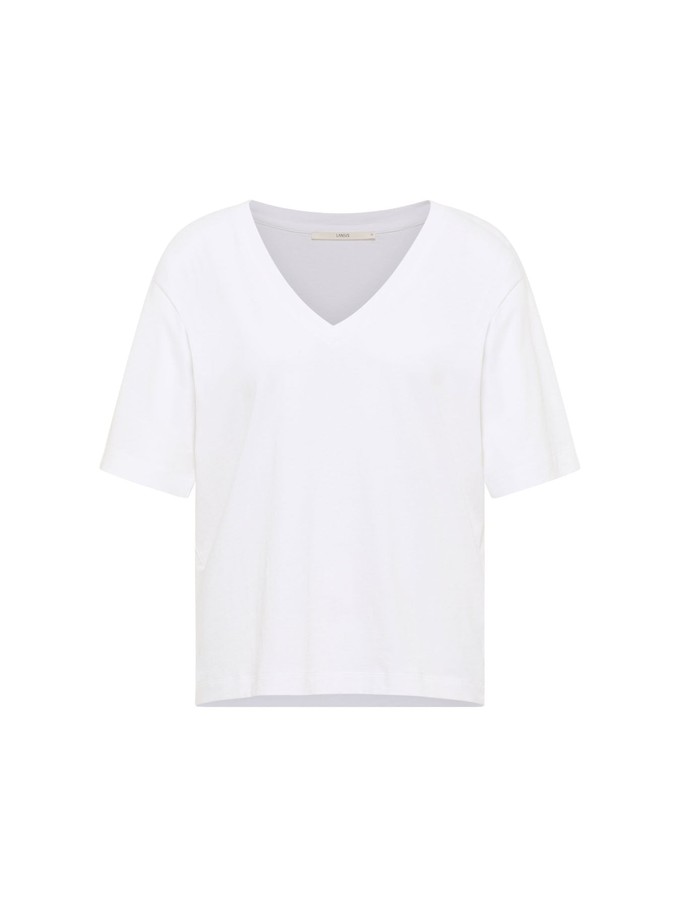 V-neck shirt (GOTS) from LANIUS