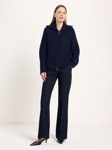 Ribbed Cardigan (GOTS) via LANIUS