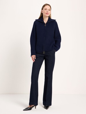 Ribbed Cardigan (GOTS) from LANIUS