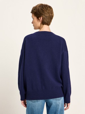 V-neck sweater (GOTS) from LANIUS