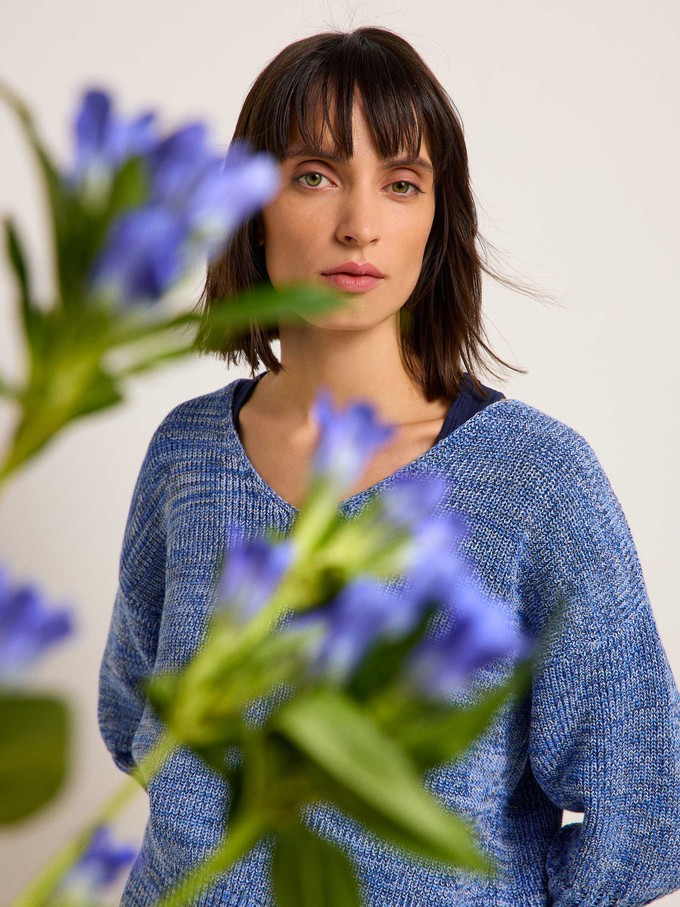Sweater with structural details (GOTS) from LANIUS