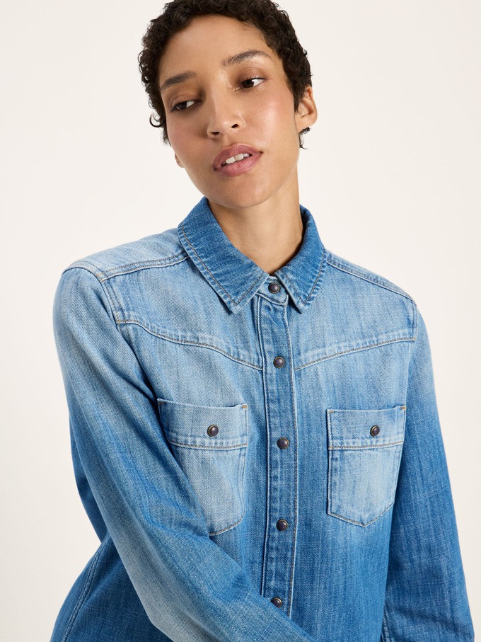 Denim blouse (GOTS) from LANIUS