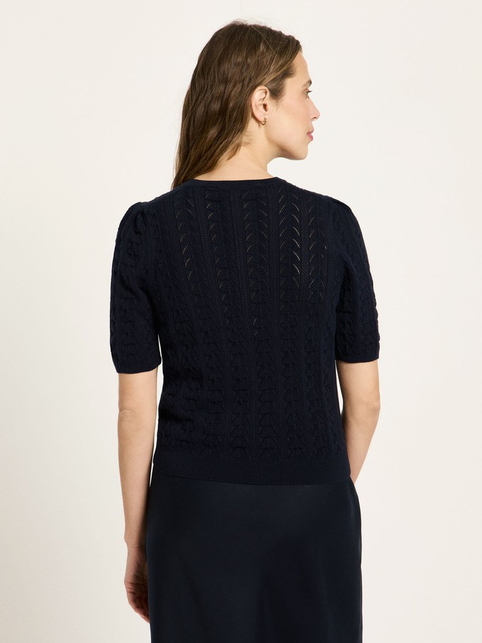 short-sleeved sweater (GOTS) from LANIUS