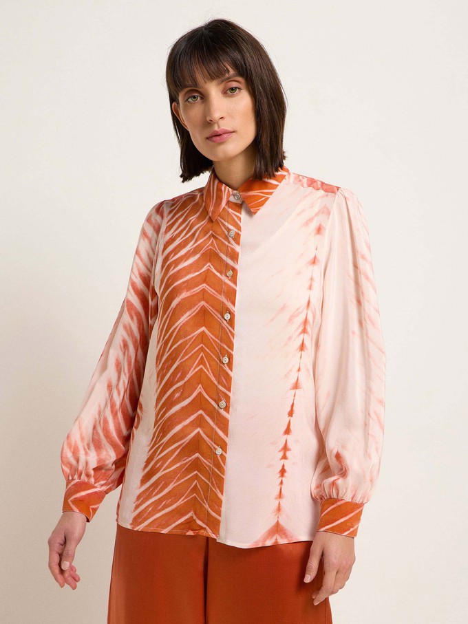Silk blouse print Tabu from LANIUS