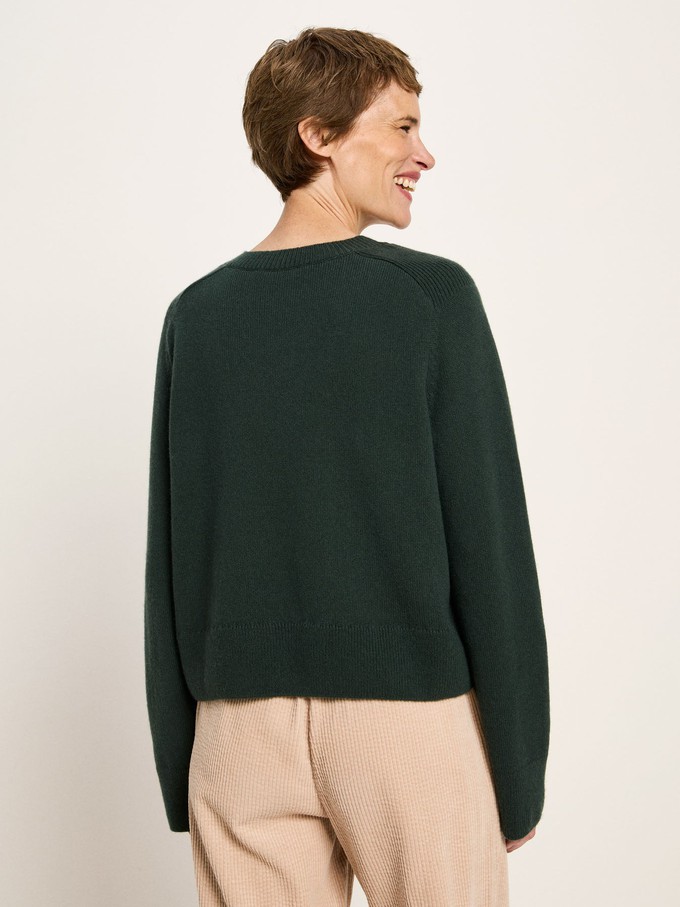 Cropped sweater (GOTS) from LANIUS