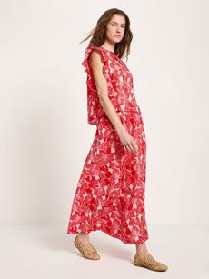 Blouse shirt with flounce (GOTS) via LANIUS