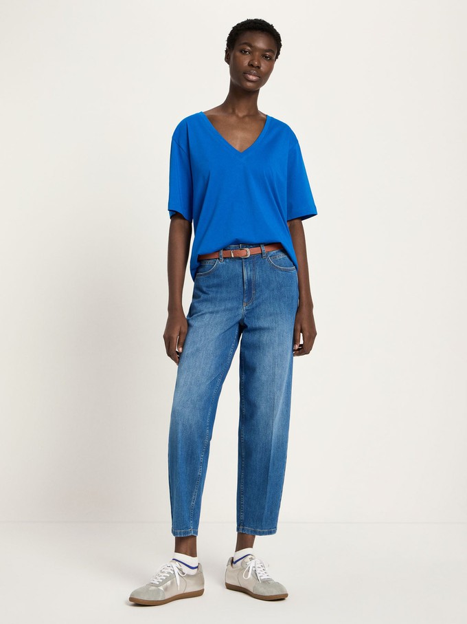 V-neck shirt (GOTS) from LANIUS