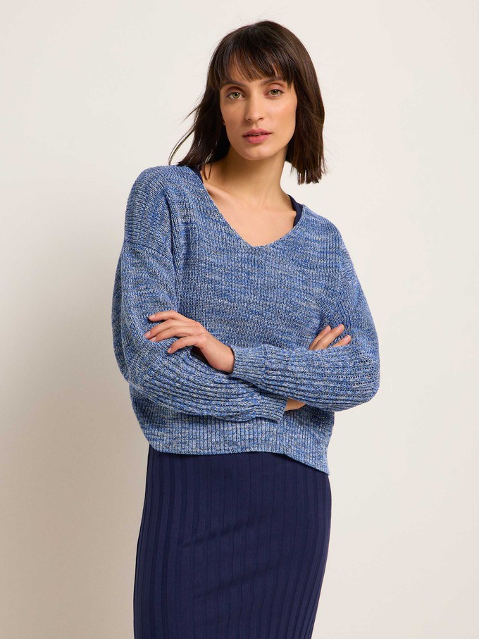 Sweater with structural details (GOTS) from LANIUS