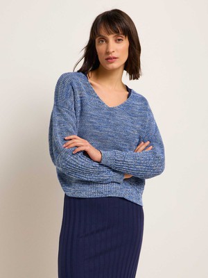 Sweater with structural details (GOTS) from LANIUS