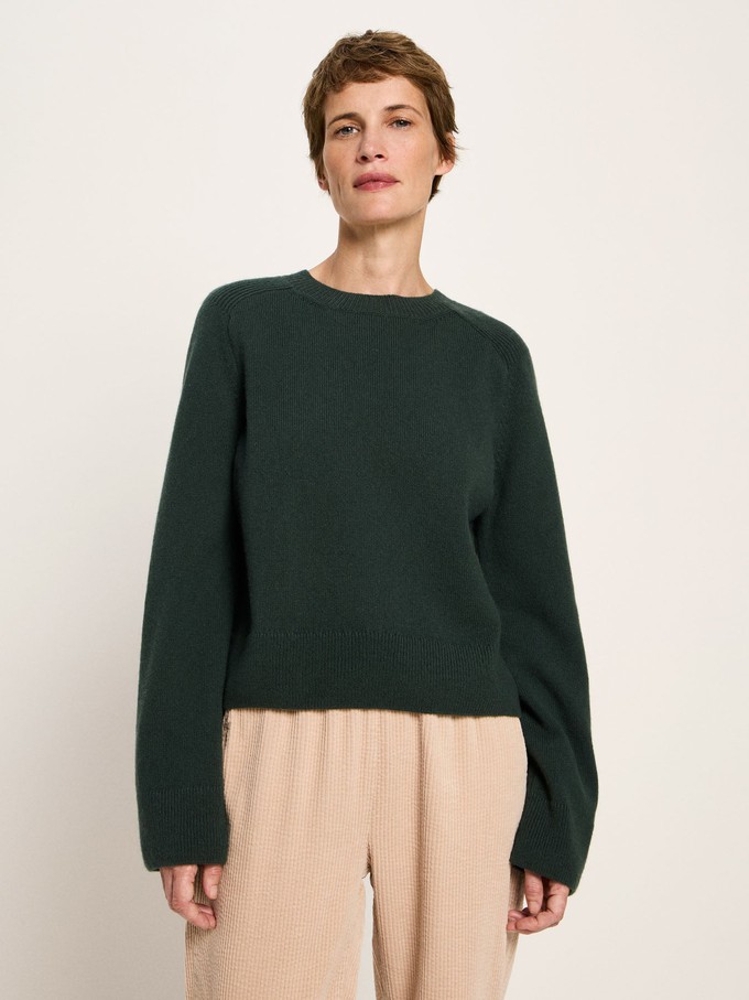 Cropped sweater (GOTS) from LANIUS