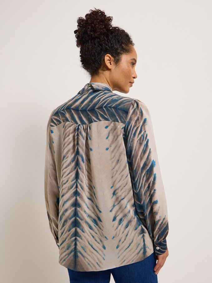 Silk blouse print Tabu from LANIUS