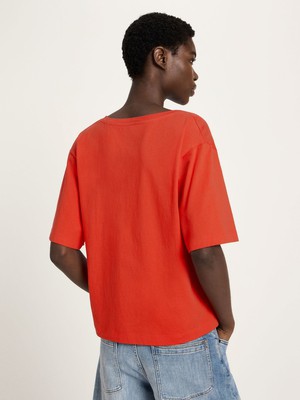 V-neck shirt (GOTS) from LANIUS